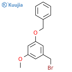 1-(Benzyloxy)-3-(bromomethyl)-5-methoxybenzene structure