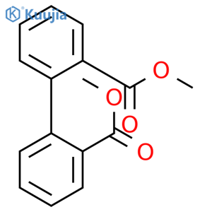 [1,1'-Biphenyl]-2,2'-dicarboxylicacid, 2,2'-dimethyl ester structure