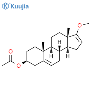 Androsta-5,16-dien-3-ol, 17-methoxy-, 3-acetate, (3β)- structure