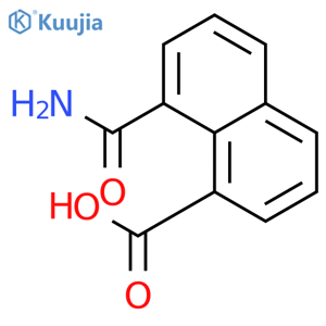 8-(Aminocarbonyl)-1-naphthoic Acid structure