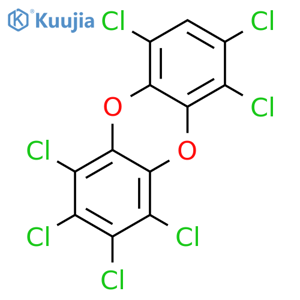 Dibenzo[b,e][1,4]dioxin,1,2,3,4,6,7,9-heptachloro- structure