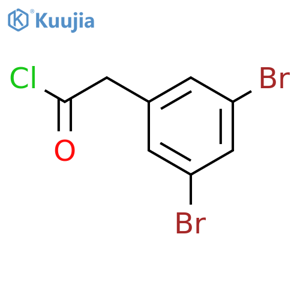 Benzeneacetyl chloride, 3,5-dibromo- structure