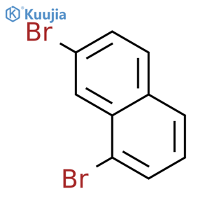 1,7-dibromonaphthalene structure