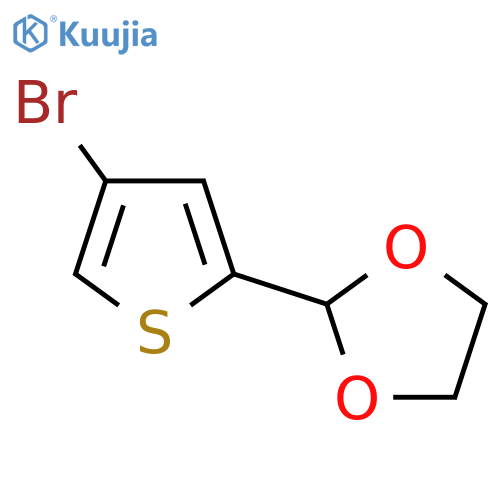 2-(4-Bromothien-2-yl)-1,3-dioxolane structure