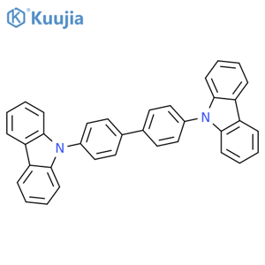 4,4'-Di(9H-carbazol-9-yl)-1,1'-biphenyl structure