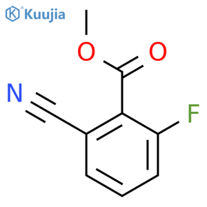 methyl 2-cyano-6-fluorobenzoate structure