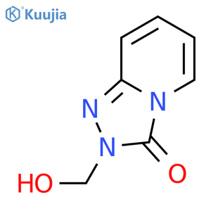 1,2,4-Triazolo[4,3-a]pyridin-3(2H)-one, 2-(hydroxymethyl)- structure