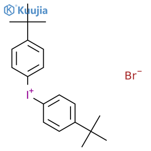 Iodonium, bis[4-(1,1-dimethylethyl)phenyl]-, bromide structure