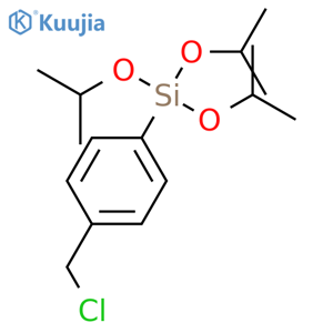 Silane, [4-(chloromethyl)phenyl]tris(1-methylethoxy)- structure