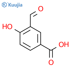 3-Formyl-4-hydroxybenzoic acid structure