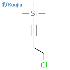 Silane, (4-chloro-1-butynyl)trimethyl- structure