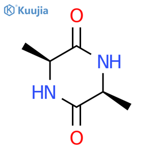 (3S,6S)-3,6-dimethylpiperazine-2,5-dione structure