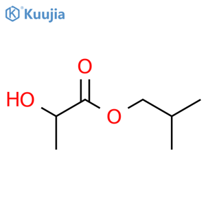 2-methylpropyl 2-hydroxypropanoate structure