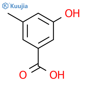 3-Hydroxy-5-methylbenzoic acid structure