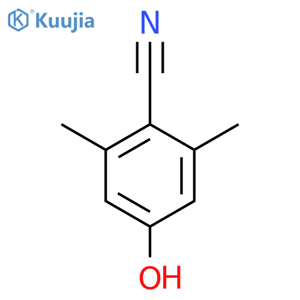 4-Hydroxy-2,6-dimethylbenzonitrile structure