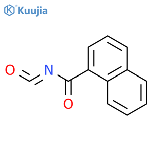 1-NAPHTHALENECARBONYL ISOCYANATE structure