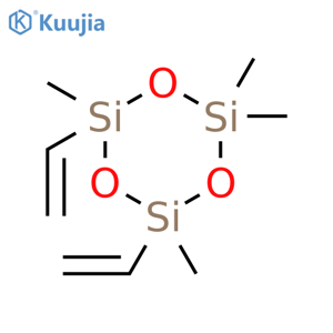 Cyclotrisiloxane, 2,4-diethenyl-2,4,6,6-tetramethyl- structure