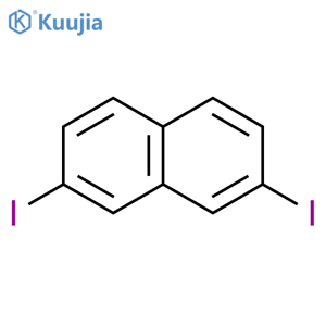 Naphthalene, 2,7-diiodo- structure