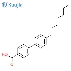 4-(4-Heptylphenyl)benzoic Acid structure