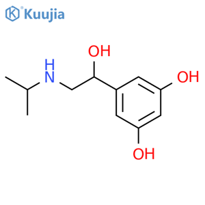 5-{1-hydroxy-2-(propan-2-yl)aminoethyl}benzene-1,3-diol structure