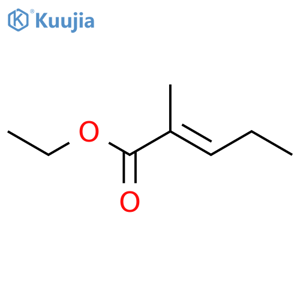 2-Pentenoic acid,2-methyl-, ethyl ester structure