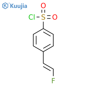 Benzenesulfonyl chloride, 4-(2-fluoroethenyl)- structure