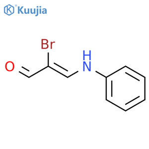 2-PROPENAL, 2-BROMO-3-(PHENYLAMINO)- structure