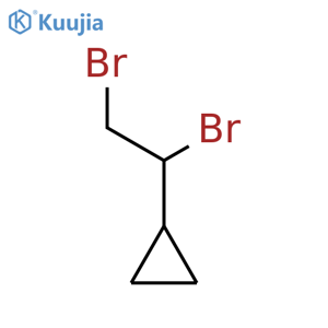 Cyclopropane, (1,2-dibromoethyl)- structure