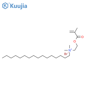 1-Hexadecanaminium,N,N-dimethyl-N-[2-[(2-methyl-1-oxo-2-propenyl)oxy]ethyl]-, bromide structure