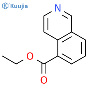 Ethyl isoquinoline-5-carboxylate structure