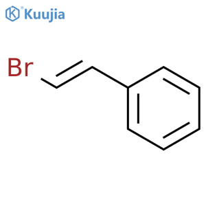 Benzene, [(1E)-2-bromoethenyl]- structure