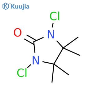 2-Imidazolidinone,1,3-dichloro-4,4,5,5-tetramethyl- structure