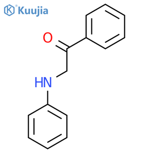 Ethanone, 1-phenyl-2-(phenylamino)- structure