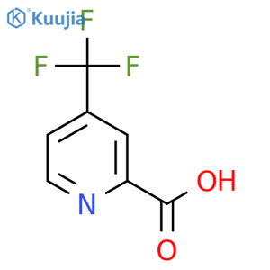 4-(Trifluoromethyl)pyridine-2-carboxylic acid structure