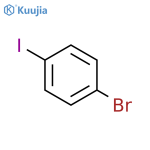 1-Bromo-4-iodobenzene structure