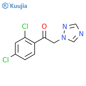 1-(2,4-Dichlorophenyl)-2-(1H-1,2,4-triazol-1-yl)ethanone structure