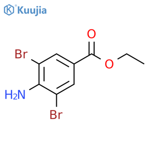 Benzoic acid, 4-amino-3,5-dibromo-, ethyl ester structure