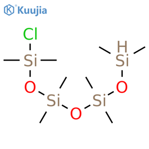 Tetrasiloxane, 1-chloro-1,1,3,3,5,5,7,7-octamethyl- structure