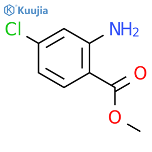 Methyl 2-amino-4-chlorobenzoate structure