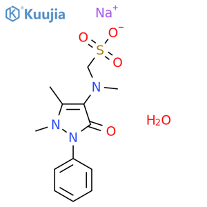 Metamizole sodium hydrate structure