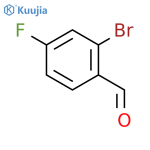 2-Bromo-4-fluorobenzaldehyde structure