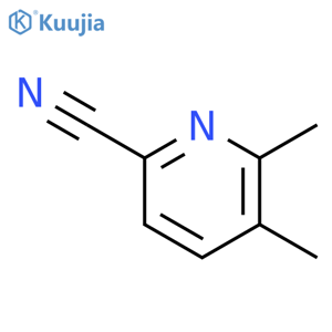 5,6-dimethylpicolinonitrile structure