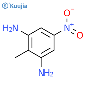 2-Methyl-5-nitrobenzene-1,3-diamine structure