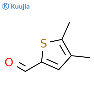 4,5-dimethylthiophene-2-carbaldehyde structure