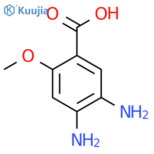 methyl 4,5-diamino-2-methoxybenzoate structure