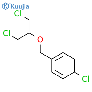 Benzene, 1-chloro-4-[[2-chloro-1-(chloromethyl)ethoxy]methyl]- structure