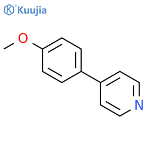 4-(4-Methoxyphenyl)pyridine structure