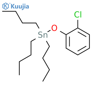 Stannane, tributyl(2-chlorophenoxy)- structure