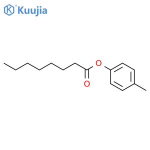 Octanoic acid,4-methylphenyl ester structure