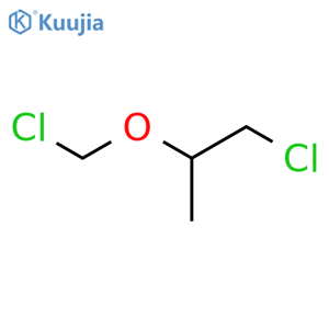 Propane, 1-chloro-2-(chloromethoxy)- structure